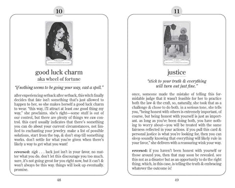 Cozy Witch Tarot Card Deck & Guidebook by Amanda Lovelace Janaina Medeiros