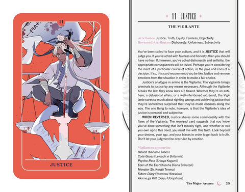 Anime Tarot Deck 78 Cards & Guidebook Simon Element Natasha Yglesias