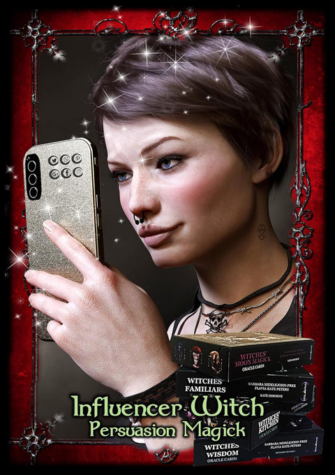 Solarus Witches of the Craft Oracle Cards 48-Card Deck with English Guidebook