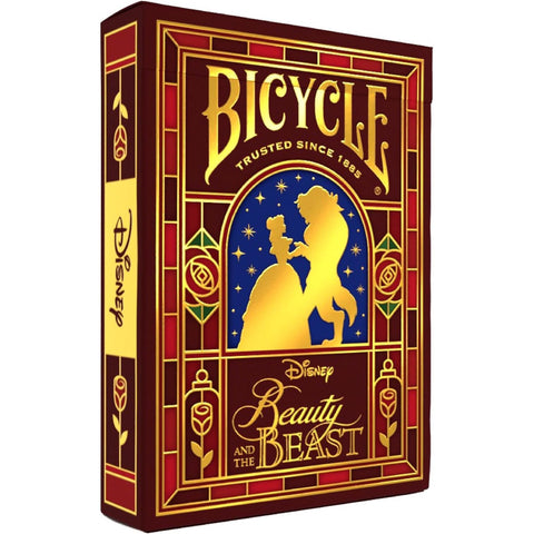 Bicycle Disney Beauty and the Beast Playing Cards Poker Deck Gold Foil