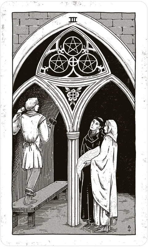Black Ritual Tarot Deck by US Games, 78 Cards with Guidebook