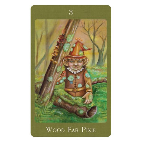 Mushroom Folk Oracle Cards Blue Angel
