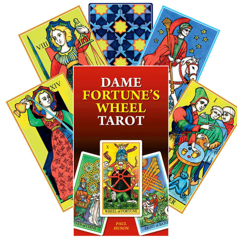 Dame Fortune's Wheel Tarot Deck 78 Cards Lo Scarabeo Fortune Telling