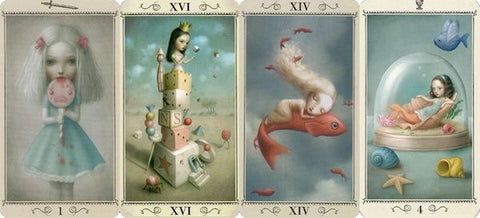 Nicoletta Ceccoli Mini Tarot Deck 78 Cards Pocket Size Lo Scarabeo