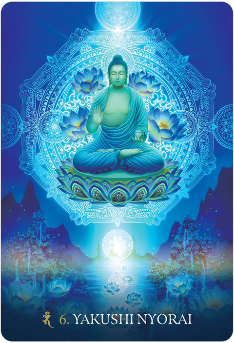 Esoteric Buddhism of Japan 44-Card Oracle Deck Okuda Blue Angel