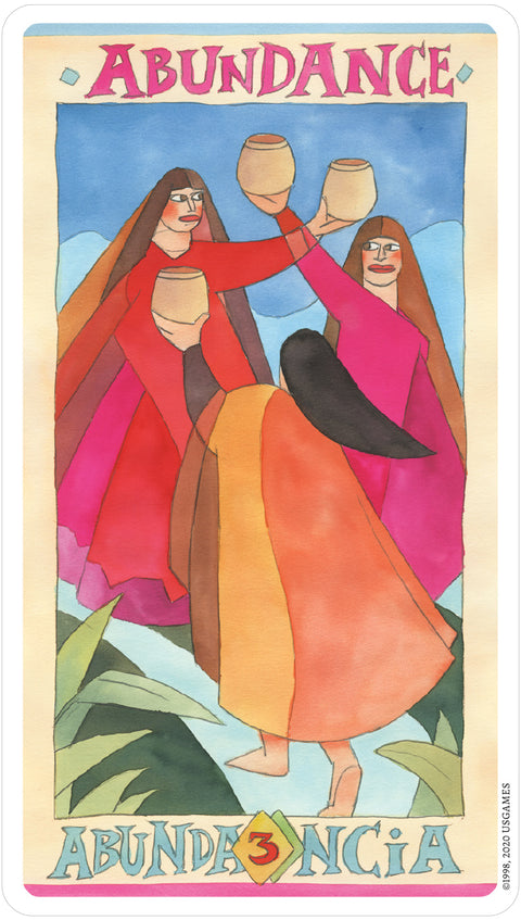 Napo Tarot Deck 78 Cards by US Games Systems Bilingual Spanish English