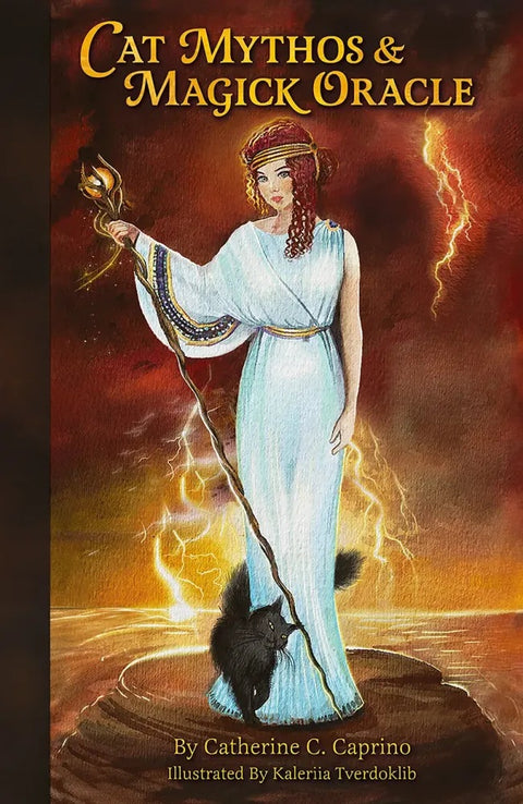 Cat Mythos & Magick Oracle Deck 45 Cards with Guidebook by US Games