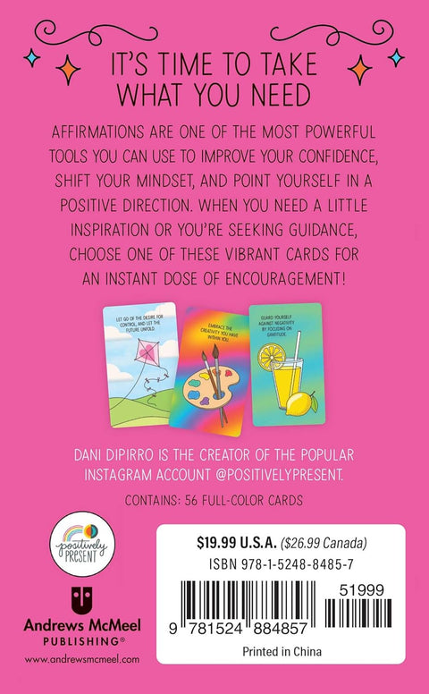 Take What You Need Affirmation Cards Deck 55 Cards Andrews McMeel Positive