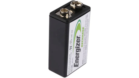 1x Energizer 9V Rechargeable NiMH Battery 175mAh HR22 for Smoke Alarms