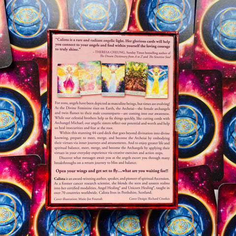 Female Archangels Oracle Cards Deck & Guidebook by Calista Findhorn