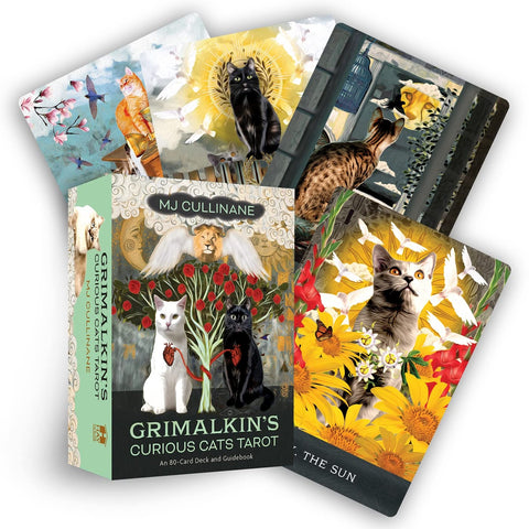 Grimalkin'S Curious Cats Tarot Cards Deck & Guidebook