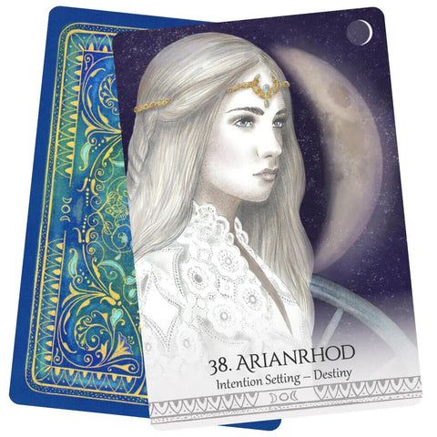 Goddess Spirit Oracle Deck by Rachel Johnson Blue Angel 44 Cards & Guidebook