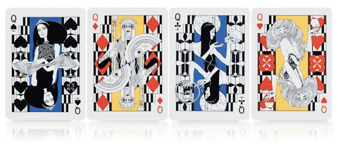 Pelican Playing Cards by Rokas Magic USPCC Black Luxury Foil Tuck Box