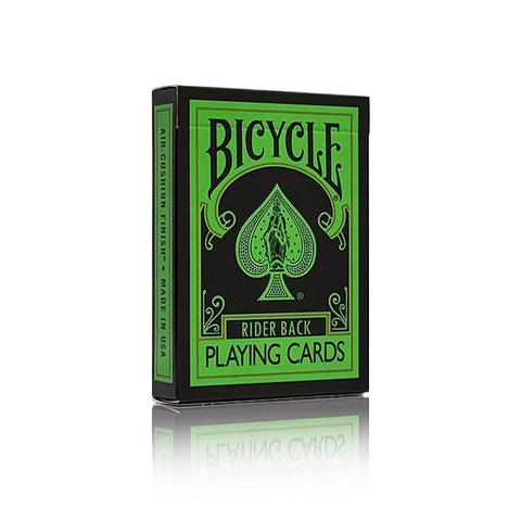 Bicycle Reverse Black Green Playing Cards Deck for Poker & Magic Tricks