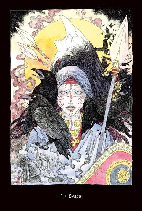 Call of the Morrigan Oracle Deck 45 Cards & Guidebook by Llewellyn