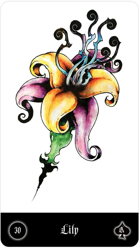 Malefique Lenormand Cards Edgy Dark Deck US Games Systems Esoteric Gniedmann NEW