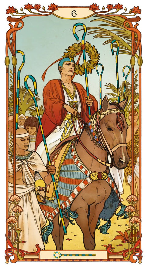 Egyptian Art Nouveau Tarot Deck by Massaglia Lo Scarabeo 78 Cards New