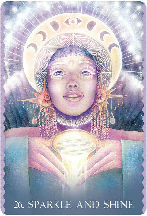Cosmic Dancer Oracle Cards Deck by Sedona & Tess Blue Angel 44-Card Set