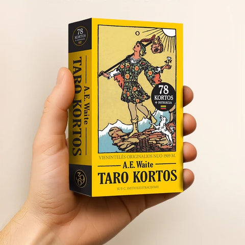 Rider-Waite Tarot Deck Lithuanian 78 Cards with Guidebook, 369