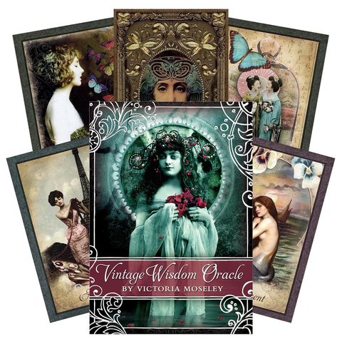 Vintage Wisdom Oracle Cards Deck with Guidebook by US Games Systems