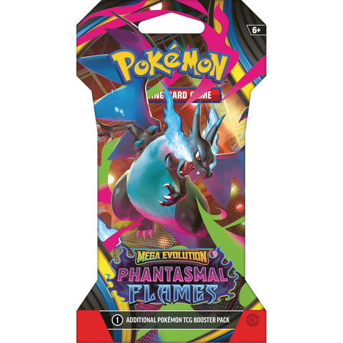 Pokemon TCG Phantasmal Flames Sleeved Booster Pack 10 Cards English Sealed
