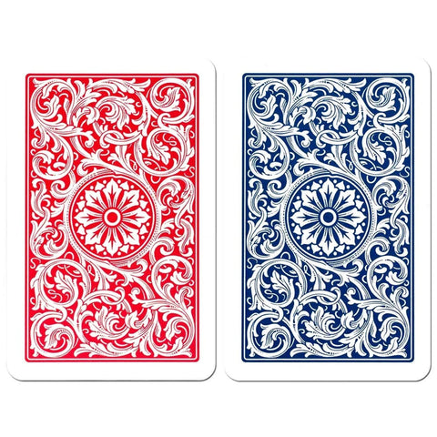 Copag Plastic Bridge Size Playing Cards Double Deck Red Blue