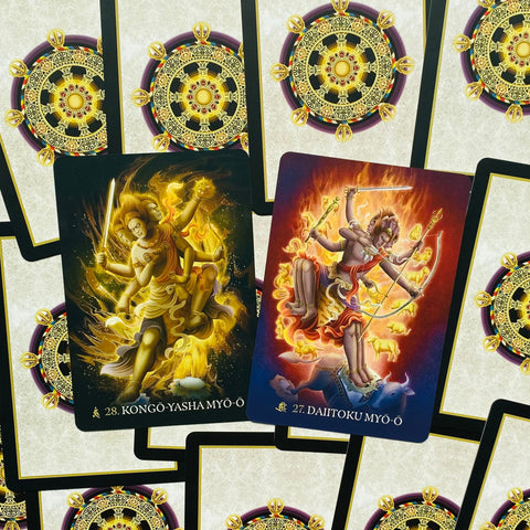 Esoteric Buddhism of Japan 44-Card Oracle Deck Okuda Blue Angel