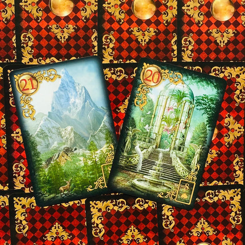 Gilded Reverie Lenormand Expanded Edition Oracle Deck 47 Cards US Games