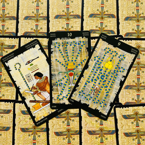 Egyptian Tarot Deck 78 Cards by Lo Scarabeo Esoteric Fortune Telling