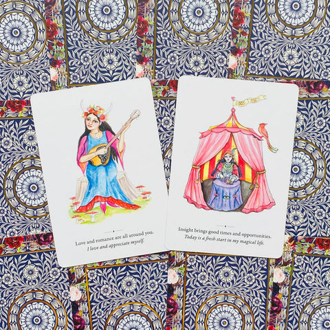 Oracle of the Wylder Ones Tarot Cards Deck by Sharon McLeod Blue Angel