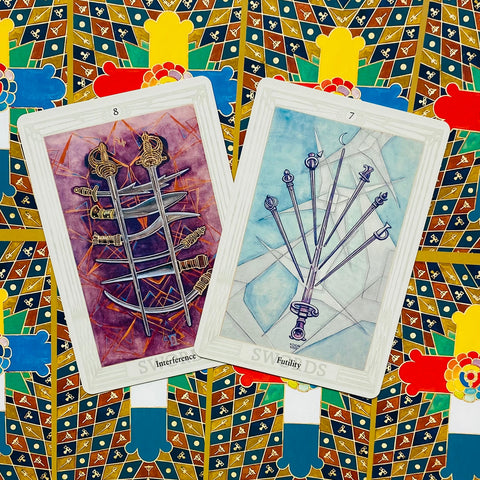 Thoth Tarot Cards De Luxe Aleister Crowley By Frieda Harris Art Agm 1067012377