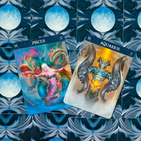 Barbieri Zodiac Oracle Cards Deck Esoteric Telling Lo Scarabeo NEW