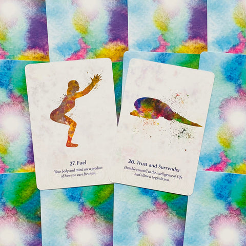 Yoga Wisdom Oracle Cards Deck Blue Angel By Anthony Salerno Daily Practice NEW