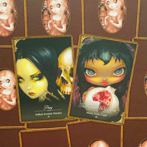 Les Vampires Oracle Cards Deck by Lucy Cavendish Blue Angel 44 Cards