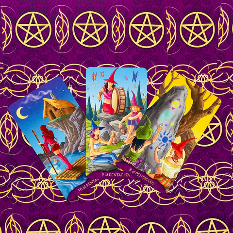 Teen Witch Tarot Cards Deck Fortune Esoteric Lo Scarabeo Platano Tuan Italy NEW