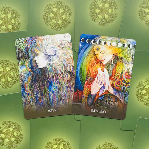 Sacred Earth Oracle Cards Deck Unity Revision Revolution Blue Angel Esoteric NEW