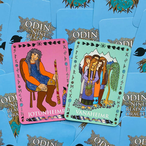 Odin And The Nine Realms Oracle Cards Deck & Guidebook With Bag