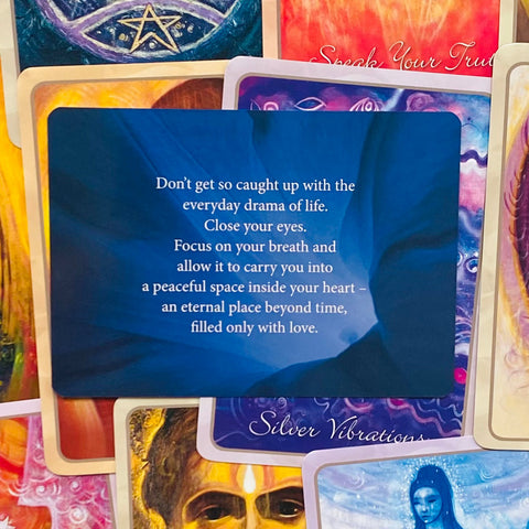 Spirit Oracle Cards Yellow Deck By Toni Carmine Salerno Magic Blue Angel NEW