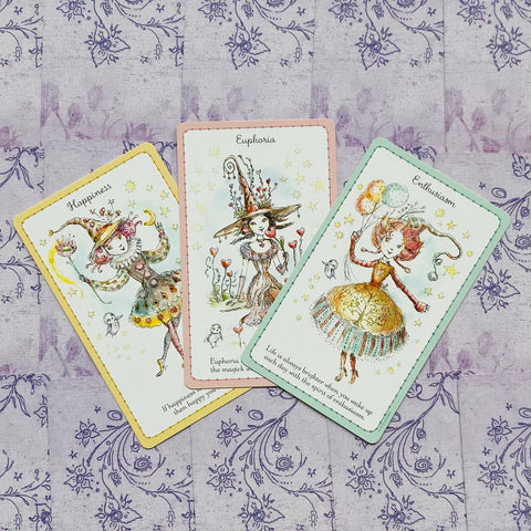 Witchlings Cards Deck & Book Set Enchanting Spells Energy US Games Systems NEW