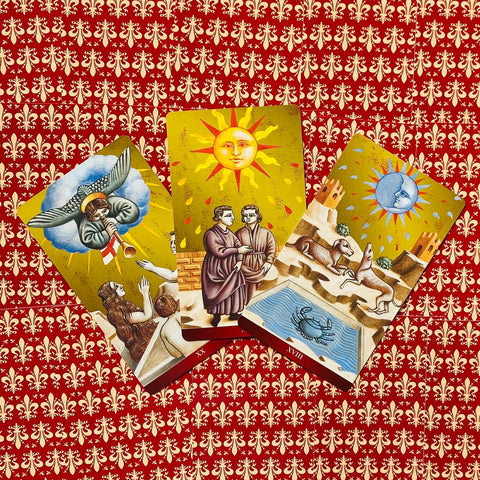 Dante Tarot Card Deck & Guidebook by Guido Zibordi Marchesi Lo Scarabeo