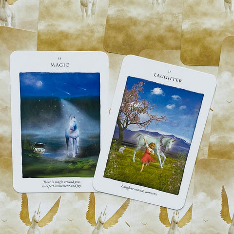 The Wonder Of Unicorns Oracle Game Findhorn Marc Kucharz Diana Cooper With Bag