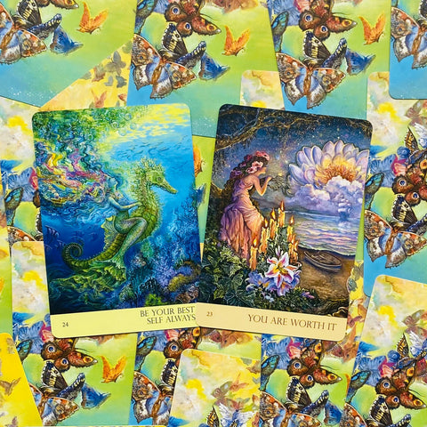 Nature's Whispers Oracle Card Deck by Blue Angel 50 Cards New Sealed