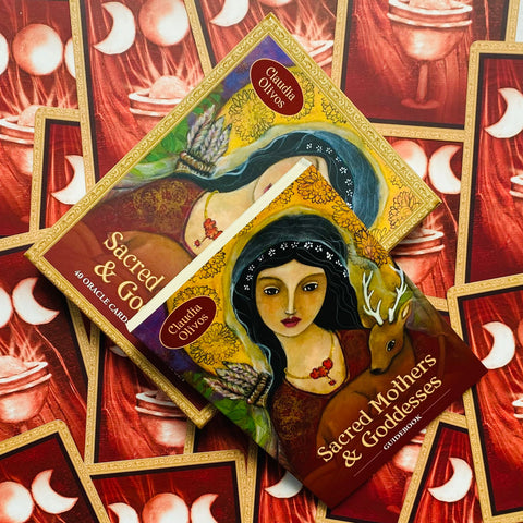 Sacred Mothers & Goddesses Oracle Deck with Guidebook by Blue Angel
