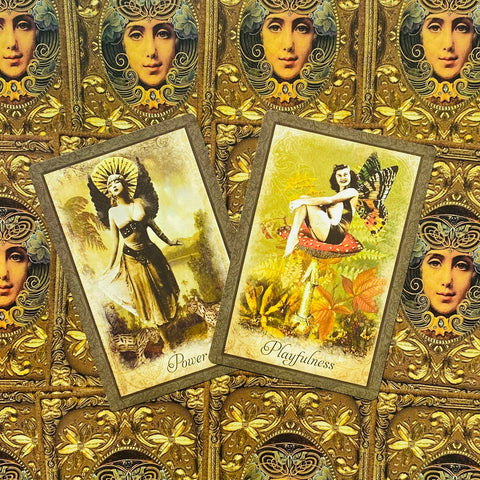 Vintage Wisdom Oracle Cards Deck with Guidebook by US Games Systems