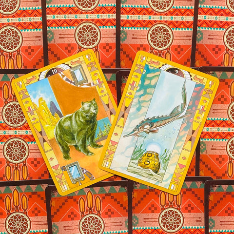 Native American Spirituality Oracle Cards Deck Esoteric Telling Lo Scarabeo Or13