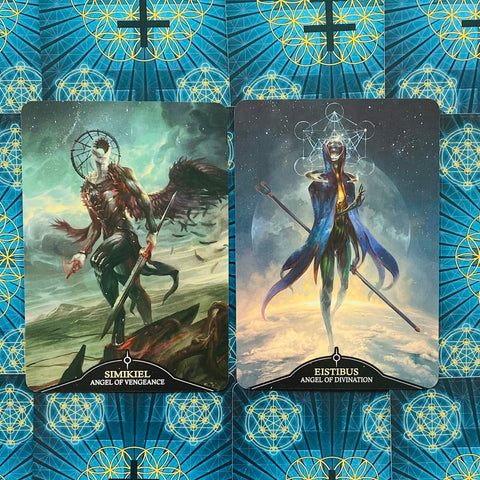 Angelarium Oracle Of Emanations Cards Deck Esoteric Telling Lo Scarabeo NEW