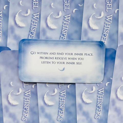 Angel Whispers Affirmation Cards Deck 40 Card Set by U.S. Games Systems