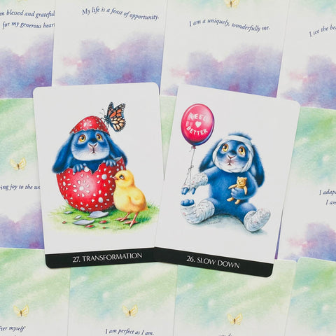 Inner Child Oracle Cards Deck by Teresa Salerno Blue Angel 46 Cards Set