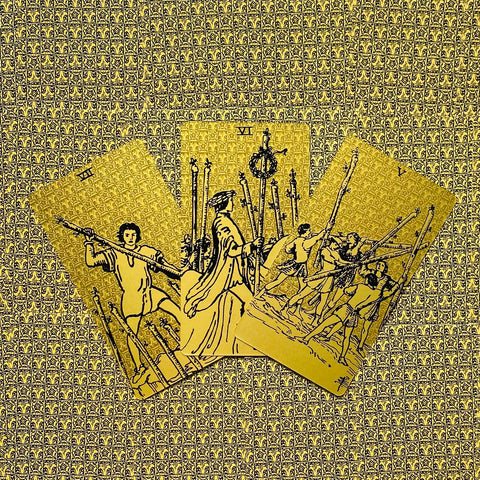 Tarot Black and Gold Edition Cards Lo Scarabeo