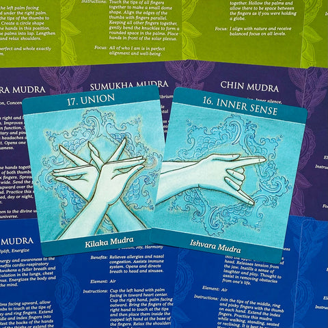 Mudras for Awakening the Five Elements Deck & Guidebook Set US Games